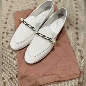 New Miu Miu Pearl Loafer